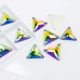 DZ 3069 16*16MM  triangle crystal AB sew on stone 